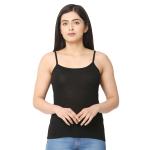 Classic Black Sinker Cotton Camisole